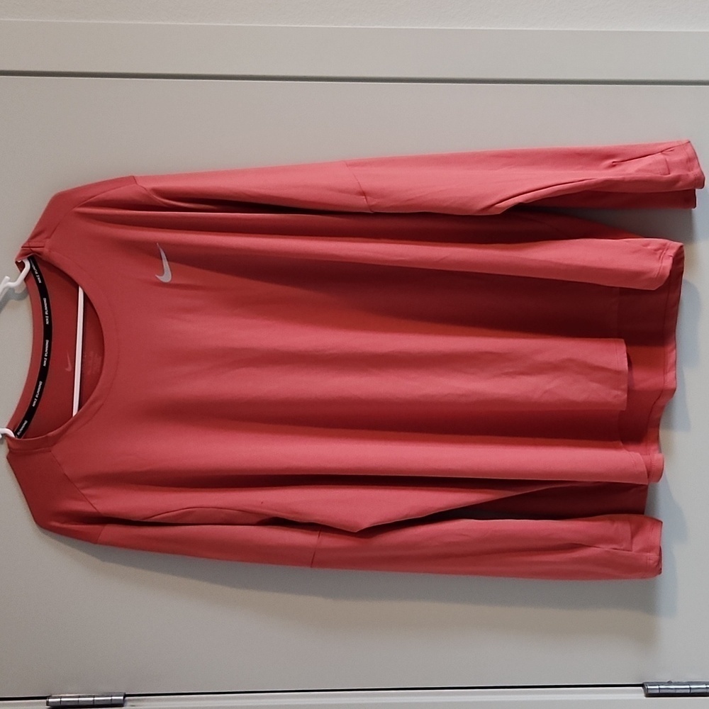 Nike dri-fit UPF 40+ long sleeve running shirt